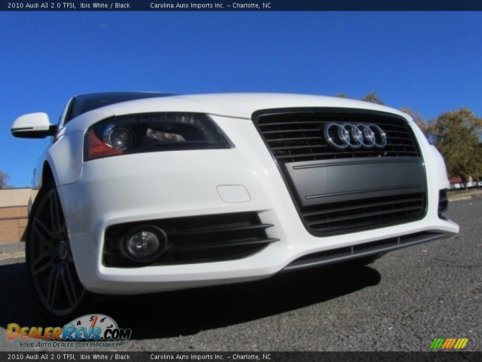 2010 Audi A3 2.0 TFSI Ibis White / Black Photo #2