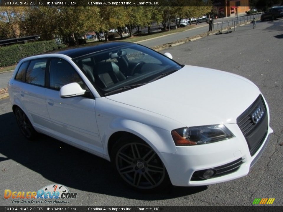 2010 Audi A3 2.0 TFSI Ibis White / Black Photo #3