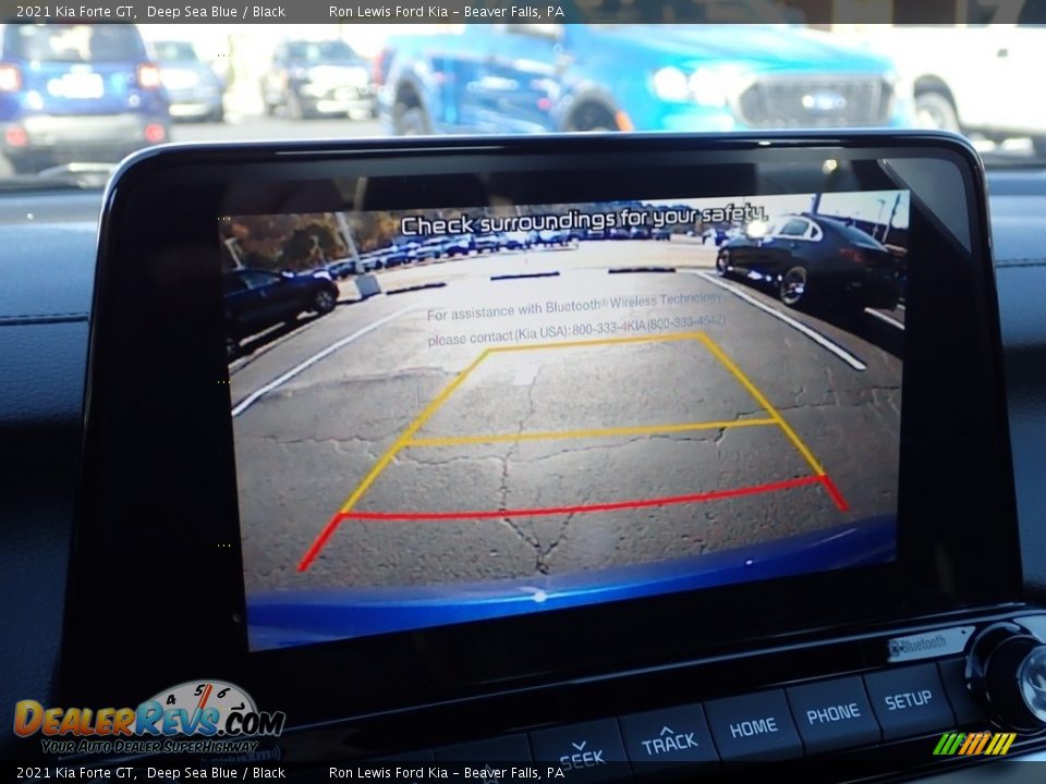 2021 Kia Forte GT Deep Sea Blue / Black Photo #20