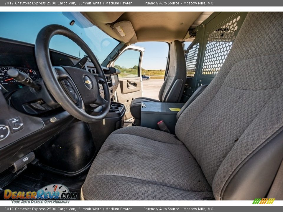 2012 Chevrolet Express 2500 Cargo Van Summit White / Medium Pewter Photo #25