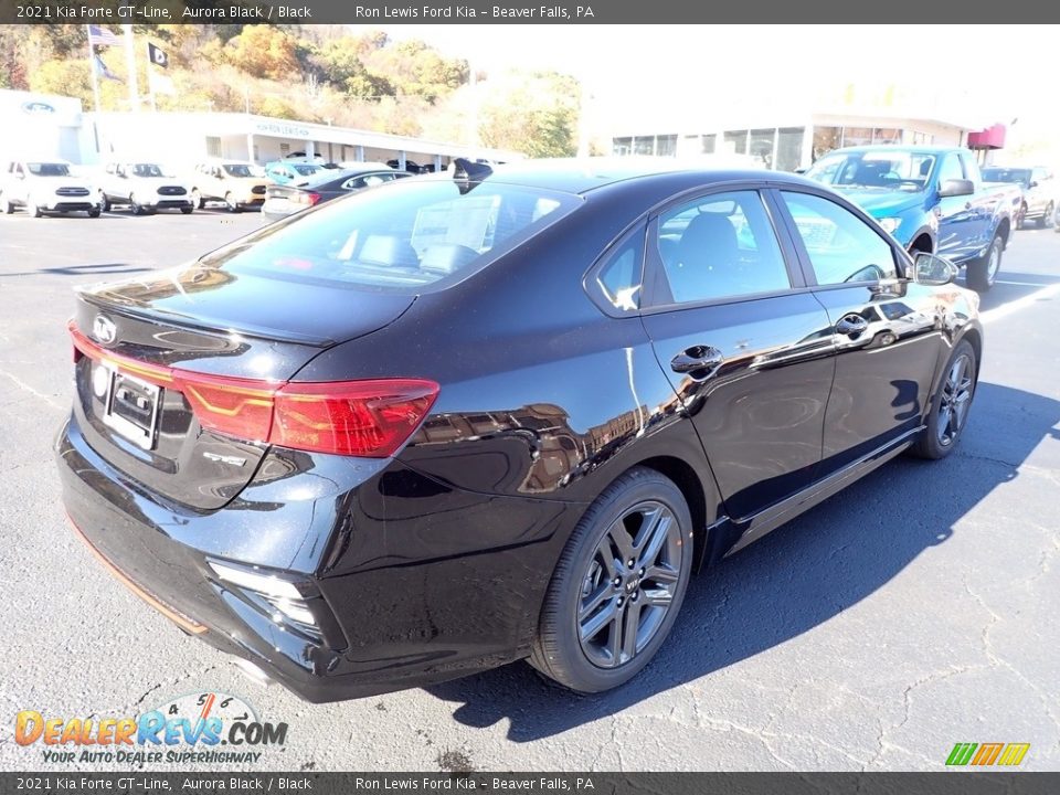 2021 Kia Forte GT-Line Aurora Black / Black Photo #2