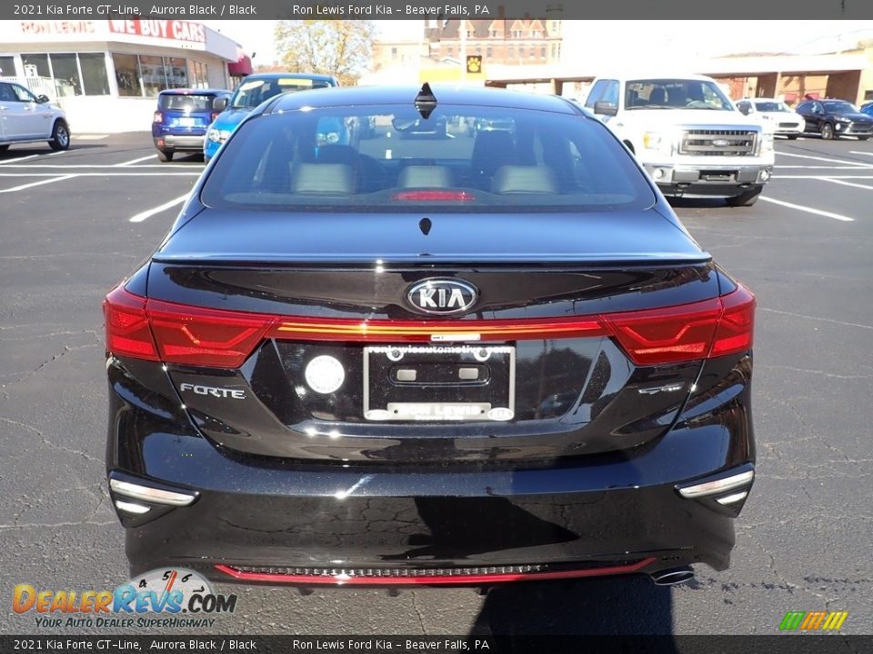 2021 Kia Forte GT-Line Aurora Black / Black Photo #3