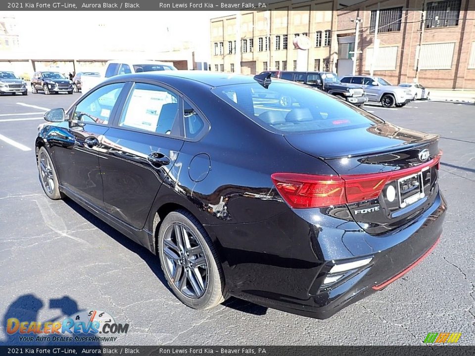 2021 Kia Forte GT-Line Aurora Black / Black Photo #5