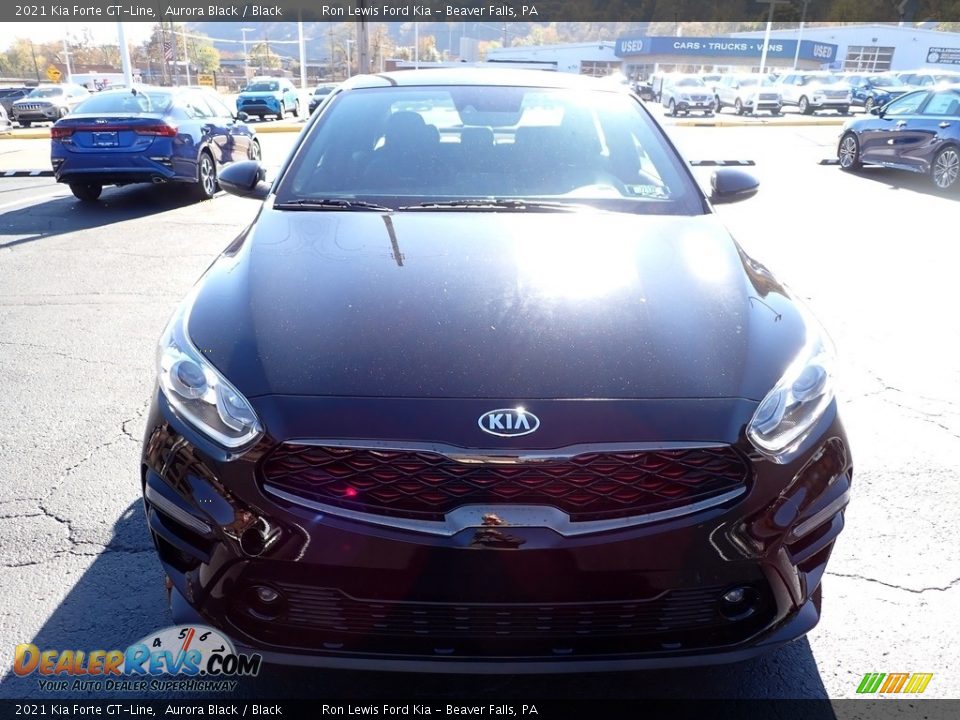 2021 Kia Forte GT-Line Aurora Black / Black Photo #8