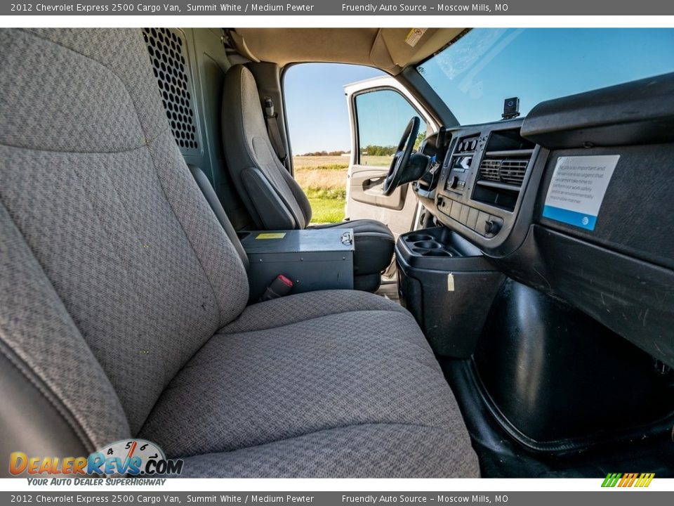 2012 Chevrolet Express 2500 Cargo Van Summit White / Medium Pewter Photo #31