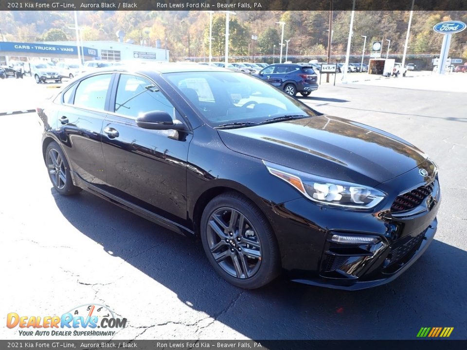 2021 Kia Forte GT-Line Aurora Black / Black Photo #9