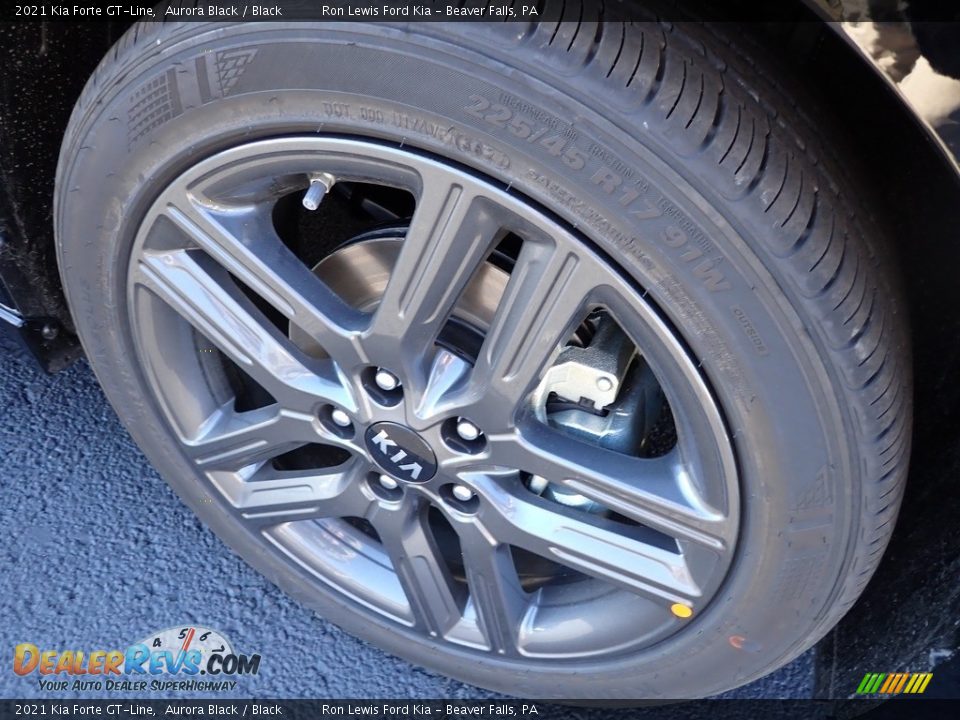 2021 Kia Forte GT-Line Aurora Black / Black Photo #10