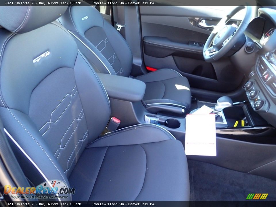 2021 Kia Forte GT-Line Aurora Black / Black Photo #11