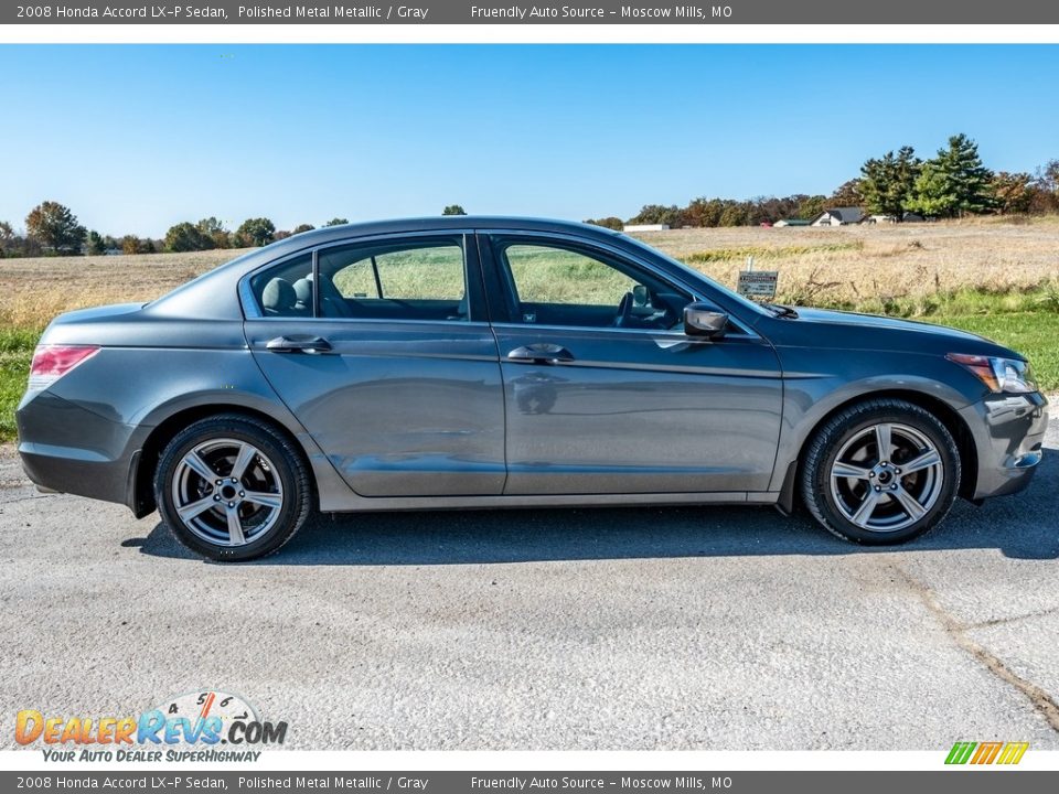 2008 Honda Accord LX-P Sedan Polished Metal Metallic / Gray Photo #2