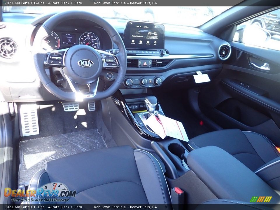 2021 Kia Forte GT-Line Aurora Black / Black Photo #15