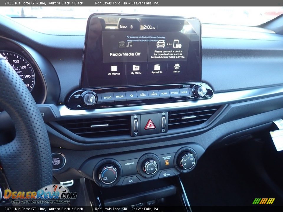 2021 Kia Forte GT-Line Aurora Black / Black Photo #17