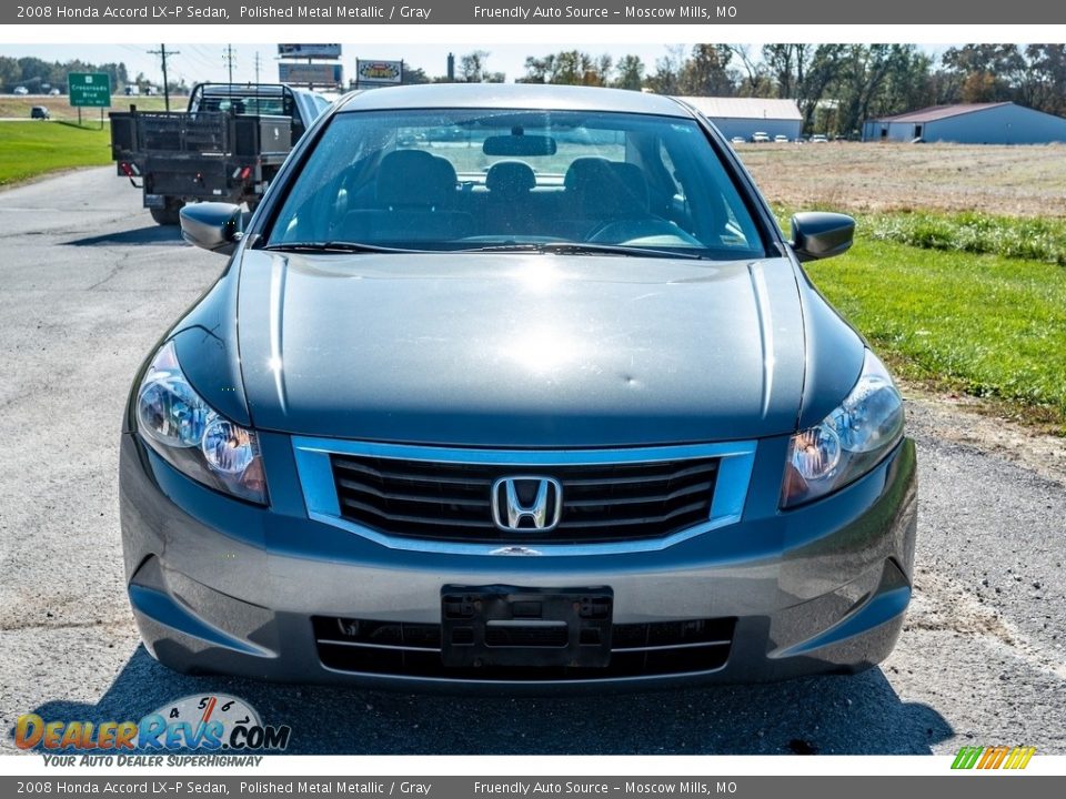 2008 Honda Accord LX-P Sedan Polished Metal Metallic / Gray Photo #8