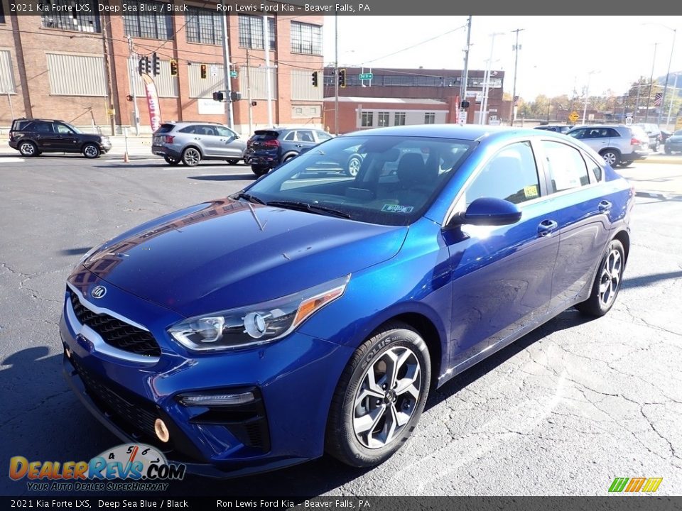 2021 Kia Forte LXS Deep Sea Blue / Black Photo #6