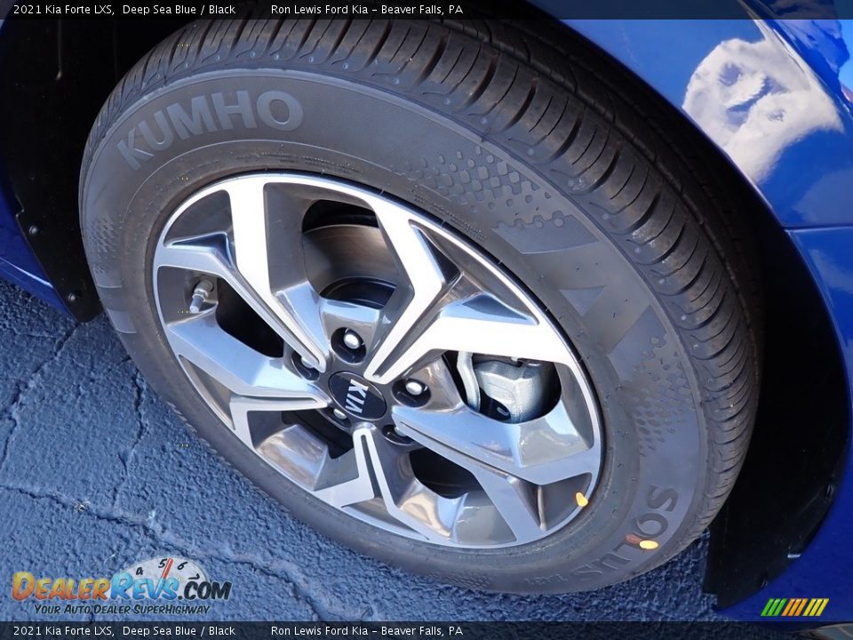 2021 Kia Forte LXS Deep Sea Blue / Black Photo #8