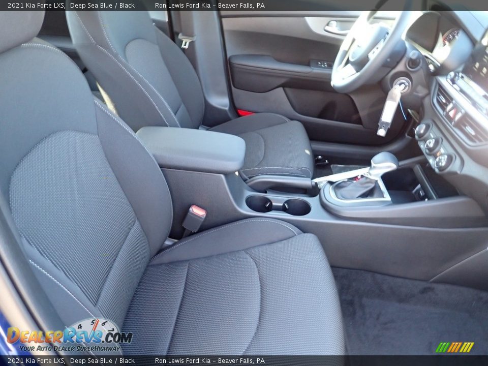 2021 Kia Forte LXS Deep Sea Blue / Black Photo #9