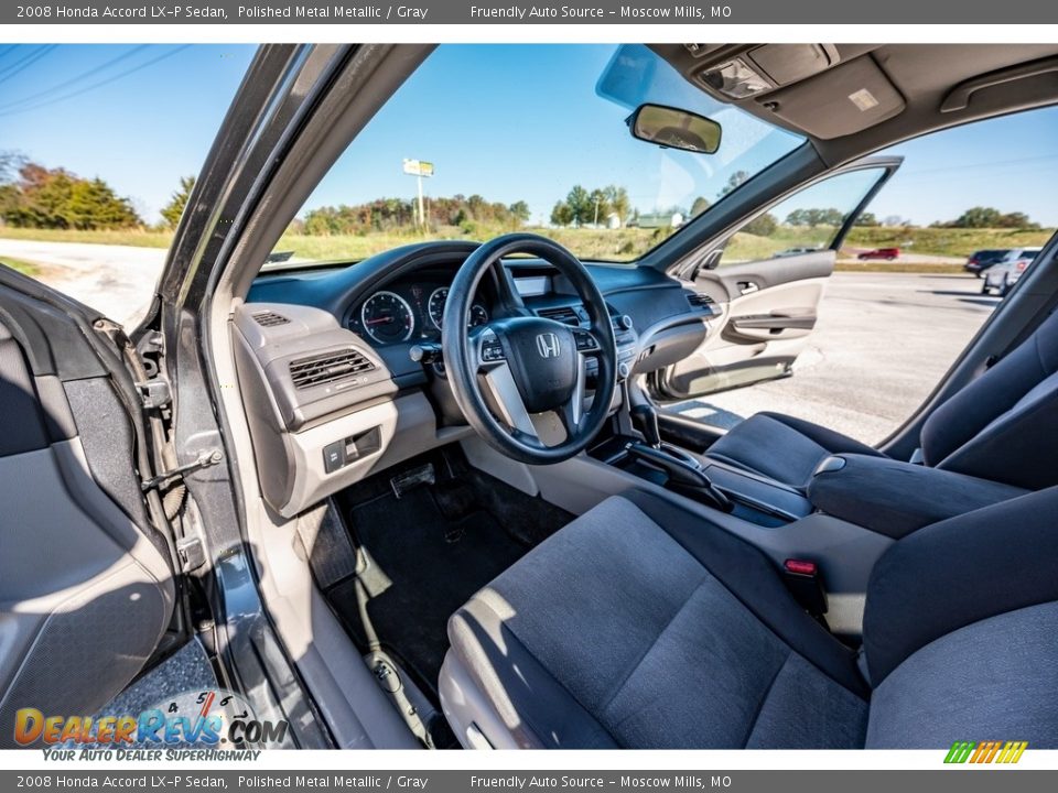 2008 Honda Accord LX-P Sedan Polished Metal Metallic / Gray Photo #21