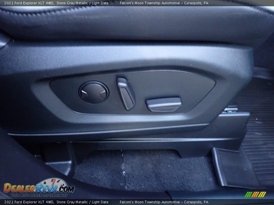 2021 Ford Explorer XLT 4WD Stone Gray Metallic / Light Slate Photo #14