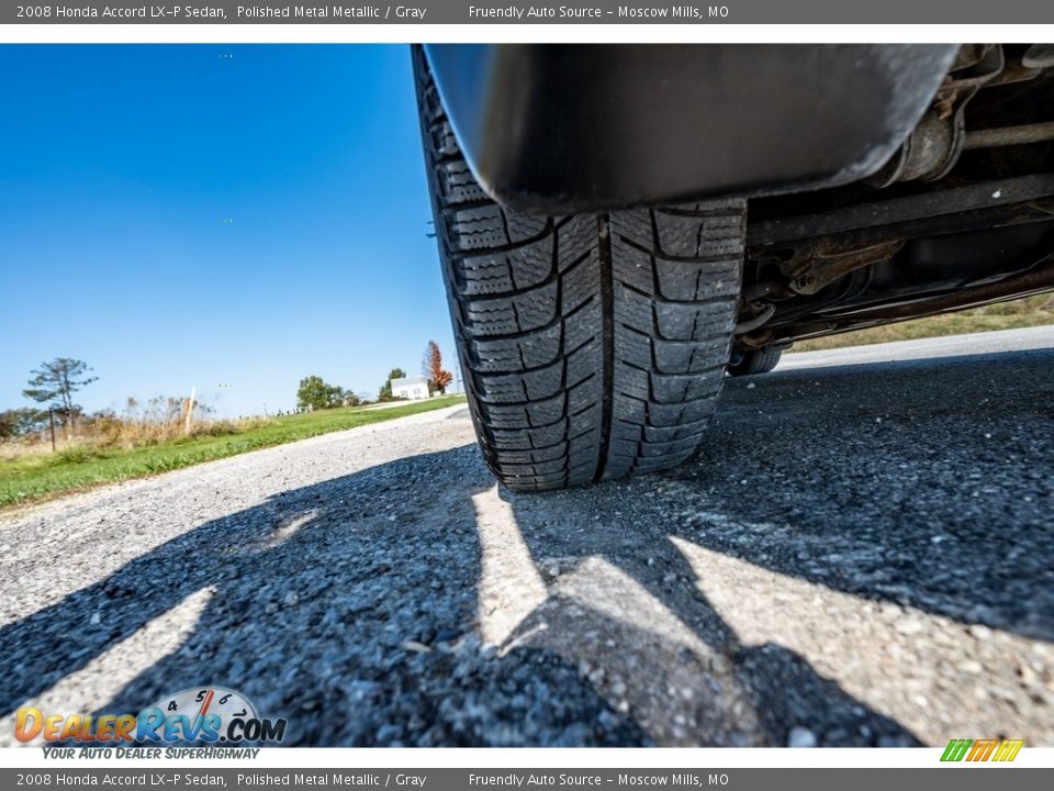 2008 Honda Accord LX-P Sedan Polished Metal Metallic / Gray Photo #25