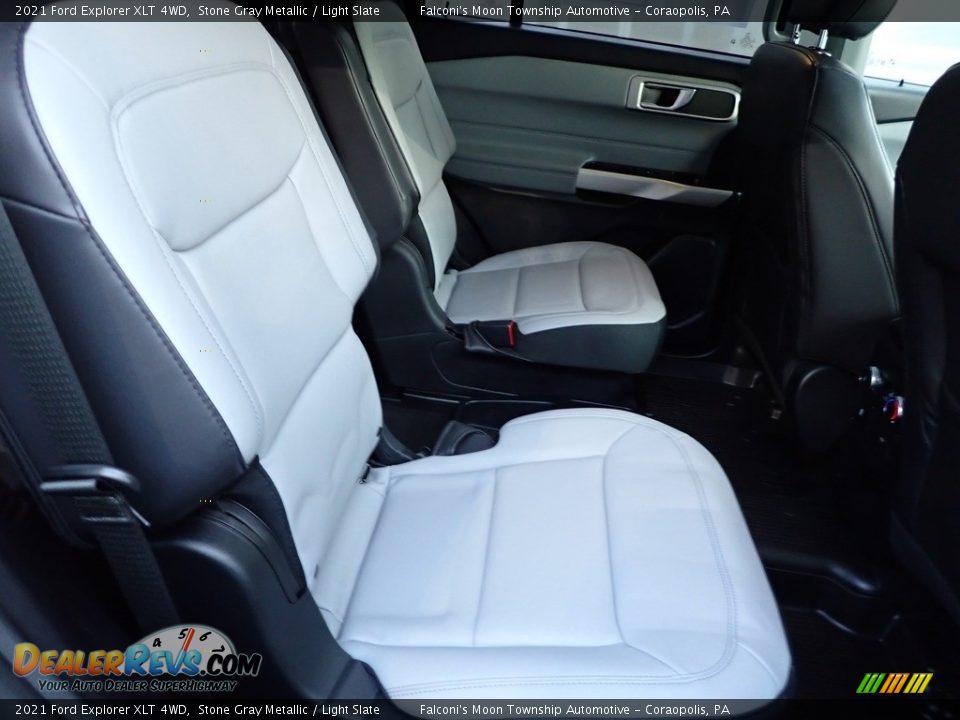 Rear Seat of 2021 Ford Explorer XLT 4WD Photo #16