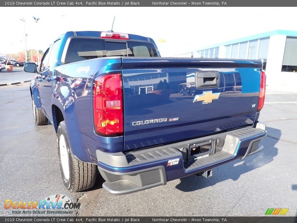 2019 Chevrolet Colorado LT Crew Cab 4x4 Pacific Blue Metallic / Jet Black Photo #5