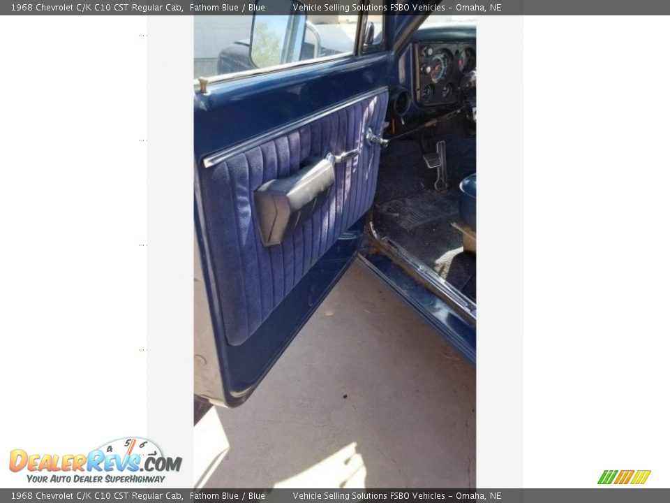 1968 Chevrolet C/K C10 CST Regular Cab Fathom Blue / Blue Photo #4