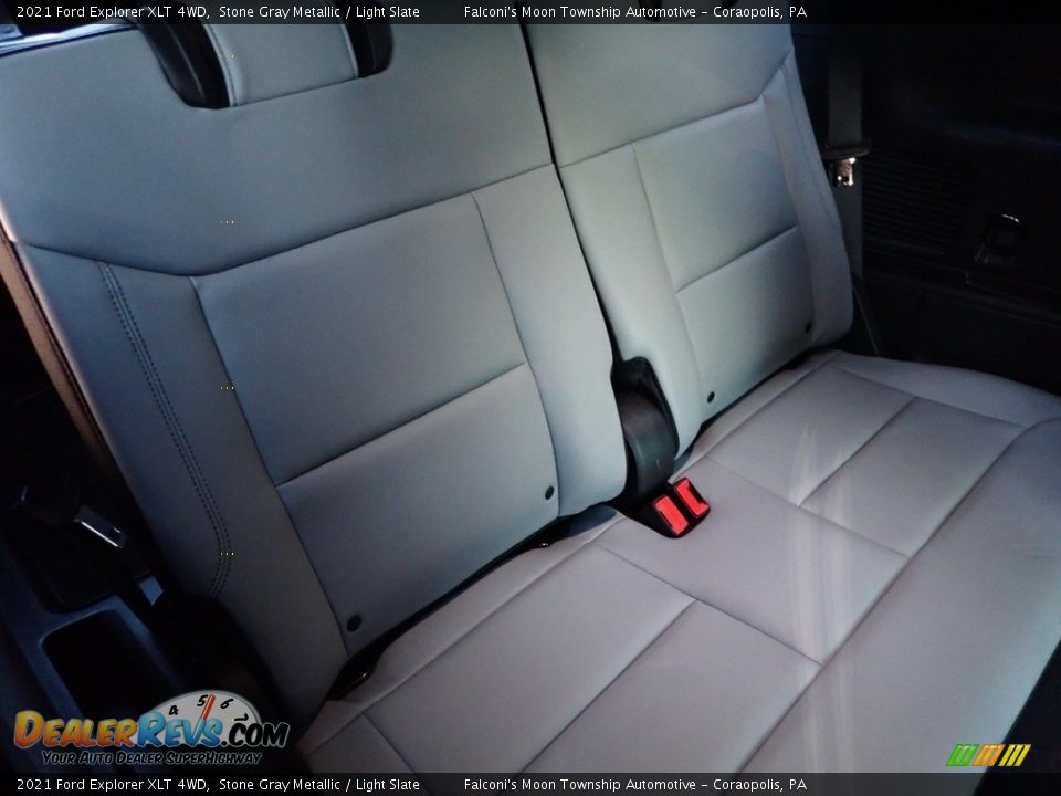 Rear Seat of 2021 Ford Explorer XLT 4WD Photo #17