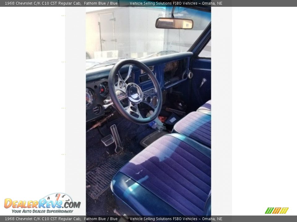 1968 Chevrolet C/K C10 CST Regular Cab Fathom Blue / Blue Photo #5