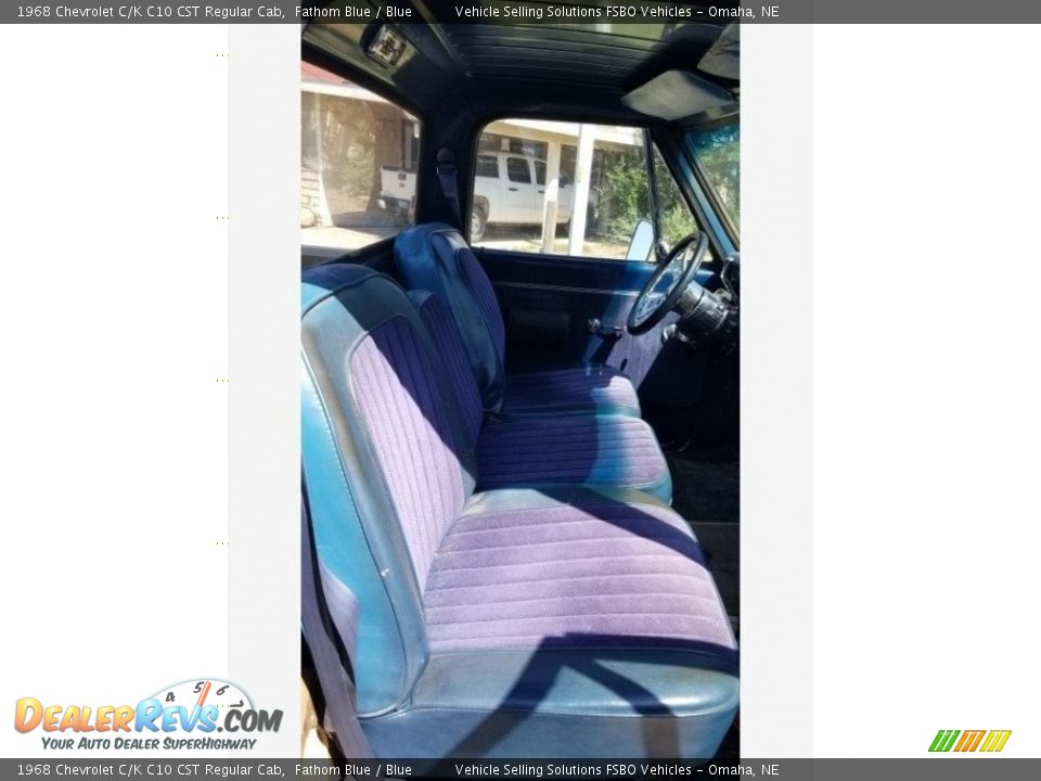 1968 Chevrolet C/K C10 CST Regular Cab Fathom Blue / Blue Photo #7