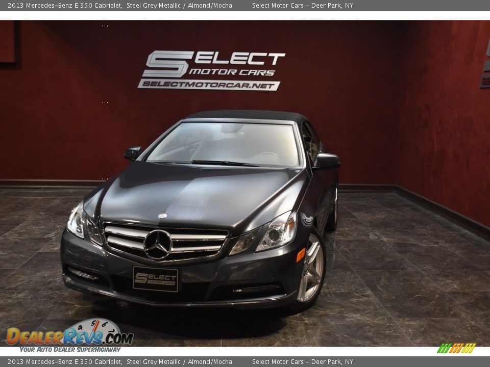 2013 Mercedes-Benz E 350 Cabriolet Steel Grey Metallic / Almond/Mocha Photo #1