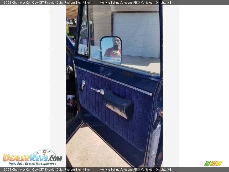 1968 Chevrolet C/K C10 CST Regular Cab Fathom Blue / Blue Photo #8