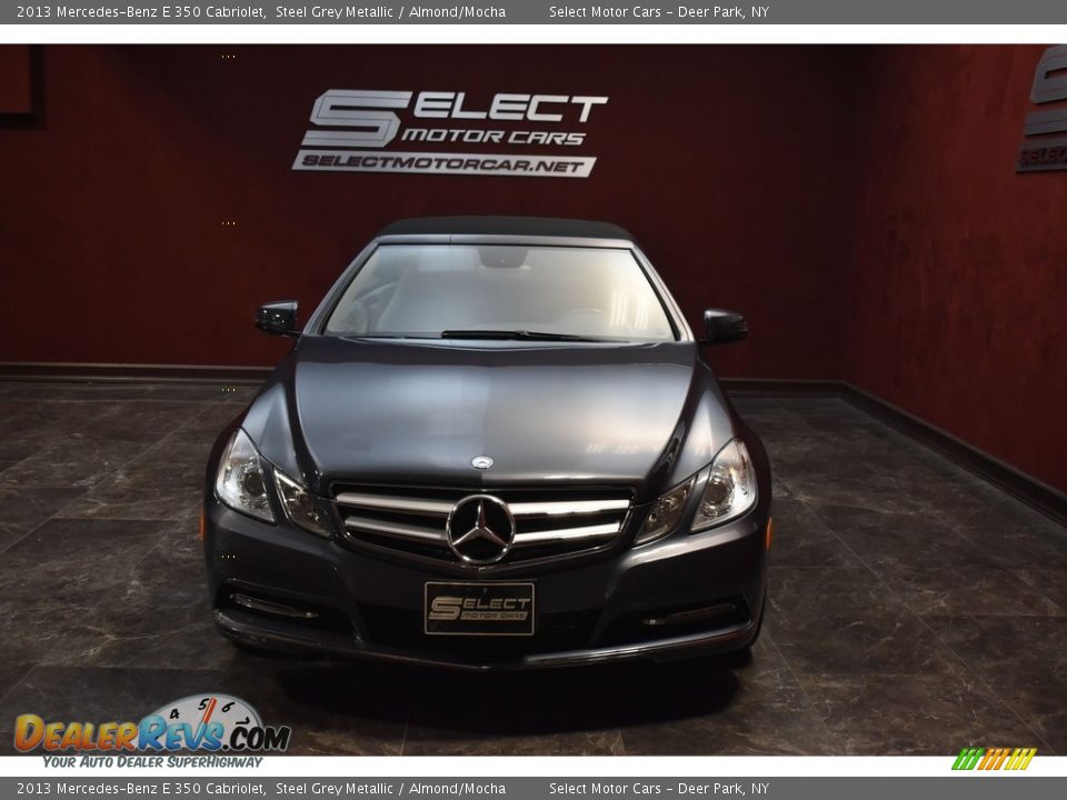 2013 Mercedes-Benz E 350 Cabriolet Steel Grey Metallic / Almond/Mocha Photo #2