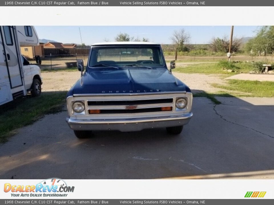 1968 Chevrolet C/K C10 CST Regular Cab Fathom Blue / Blue Photo #9