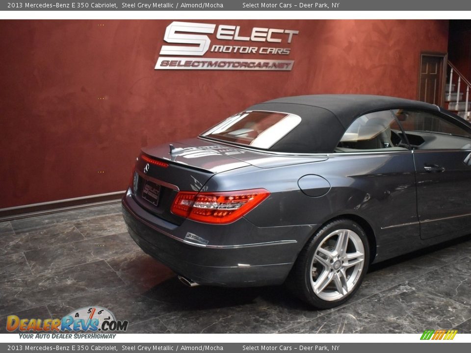 2013 Mercedes-Benz E 350 Cabriolet Steel Grey Metallic / Almond/Mocha Photo #4