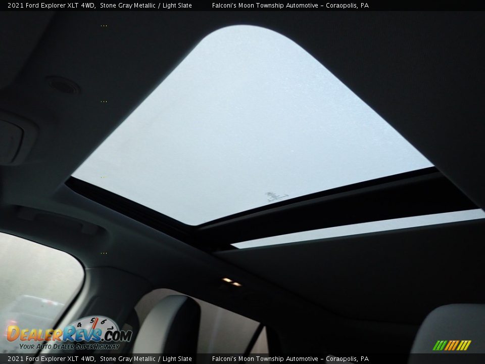 2021 Ford Explorer XLT 4WD Stone Gray Metallic / Light Slate Photo #23