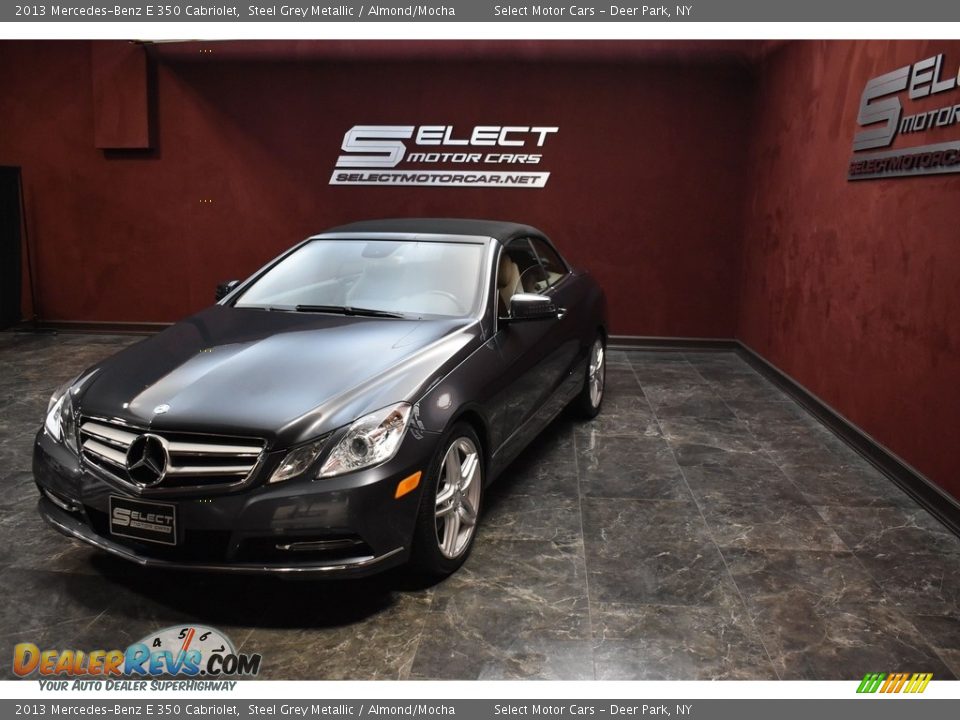 2013 Mercedes-Benz E 350 Cabriolet Steel Grey Metallic / Almond/Mocha Photo #5