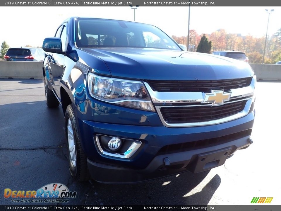 2019 Chevrolet Colorado LT Crew Cab 4x4 Pacific Blue Metallic / Jet Black Photo #11