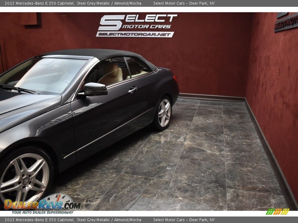 2013 Mercedes-Benz E 350 Cabriolet Steel Grey Metallic / Almond/Mocha Photo #6