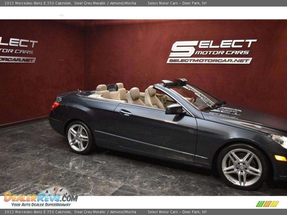 2013 Mercedes-Benz E 350 Cabriolet Steel Grey Metallic / Almond/Mocha Photo #7