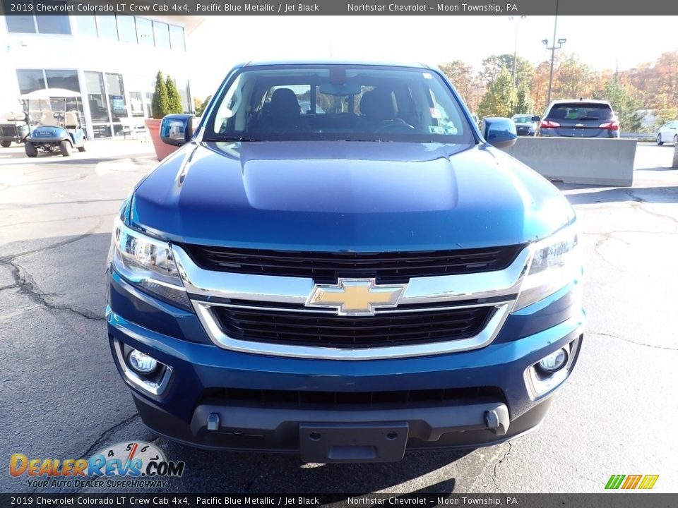 2019 Chevrolet Colorado LT Crew Cab 4x4 Pacific Blue Metallic / Jet Black Photo #12