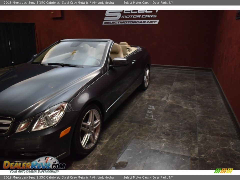 2013 Mercedes-Benz E 350 Cabriolet Steel Grey Metallic / Almond/Mocha Photo #8