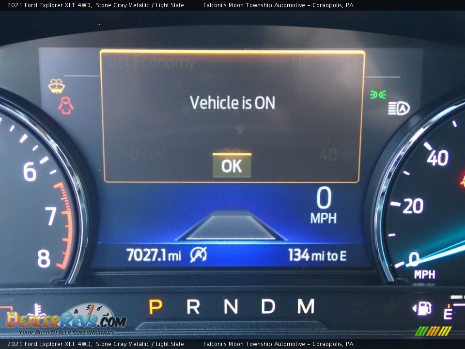 2021 Ford Explorer XLT 4WD Stone Gray Metallic / Light Slate Photo #27