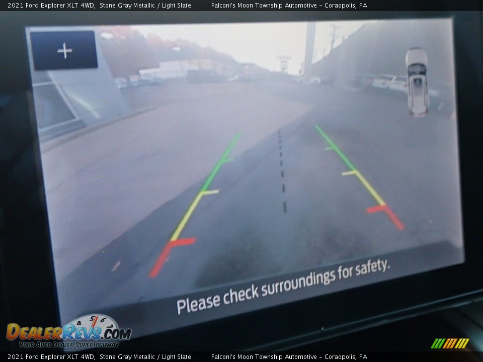 2021 Ford Explorer XLT 4WD Stone Gray Metallic / Light Slate Photo #28
