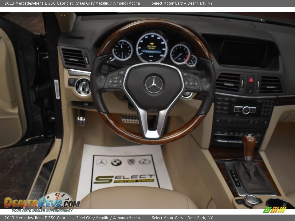 2013 Mercedes-Benz E 350 Cabriolet Steel Grey Metallic / Almond/Mocha Photo #10