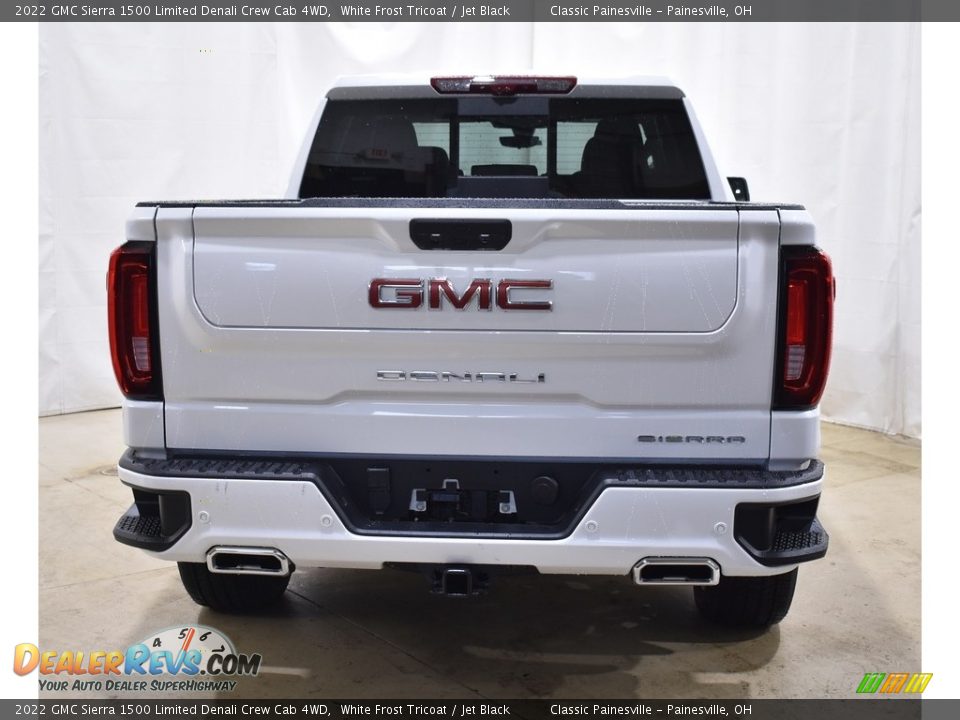 2022 GMC Sierra 1500 Limited Denali Crew Cab 4WD White Frost Tricoat / Jet Black Photo #3