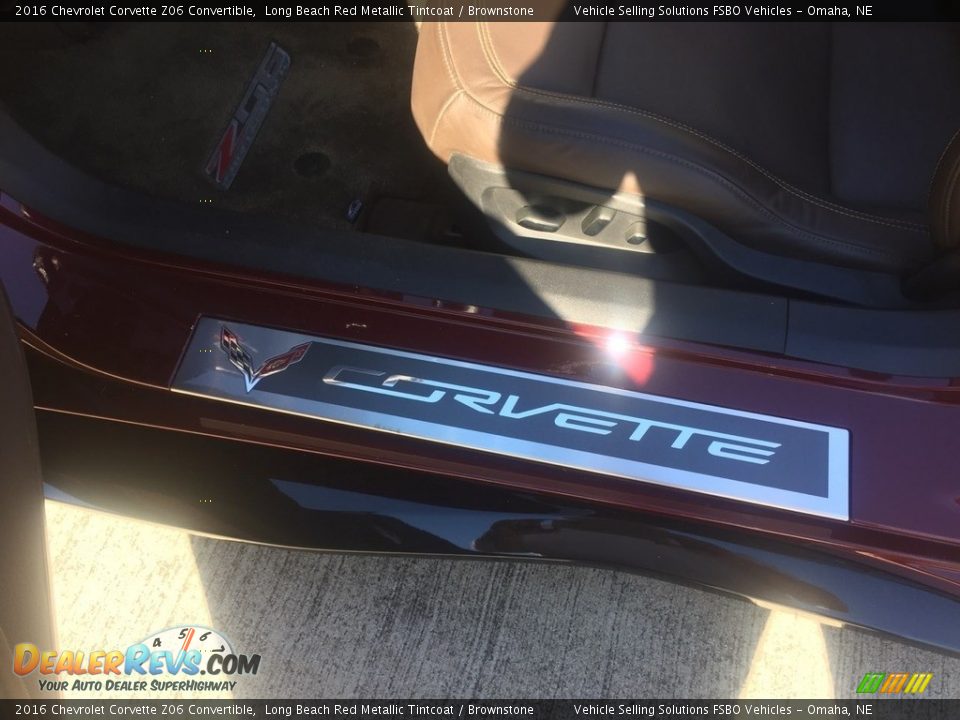 2016 Chevrolet Corvette Z06 Convertible Long Beach Red Metallic Tintcoat / Brownstone Photo #6