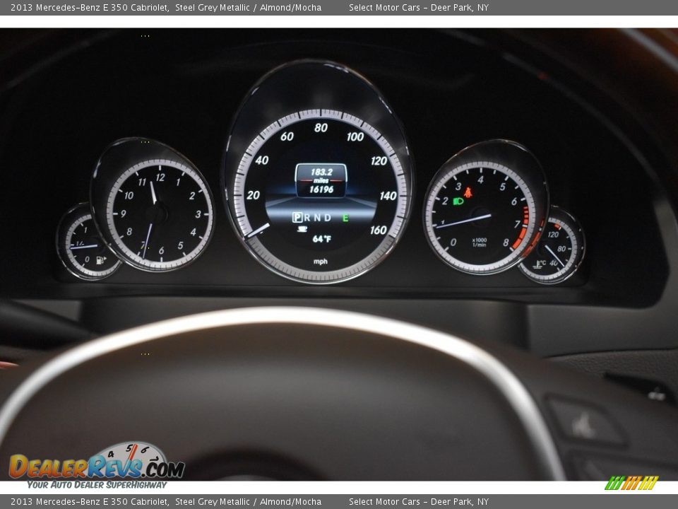 2013 Mercedes-Benz E 350 Cabriolet Steel Grey Metallic / Almond/Mocha Photo #16