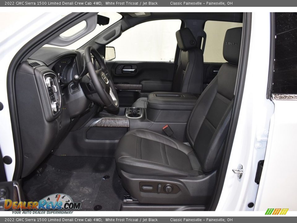 2022 GMC Sierra 1500 Limited Denali Crew Cab 4WD White Frost Tricoat / Jet Black Photo #7