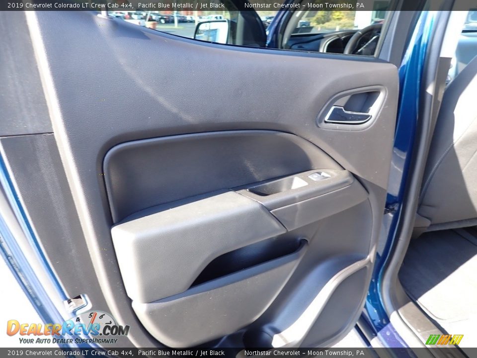 2019 Chevrolet Colorado LT Crew Cab 4x4 Pacific Blue Metallic / Jet Black Photo #24