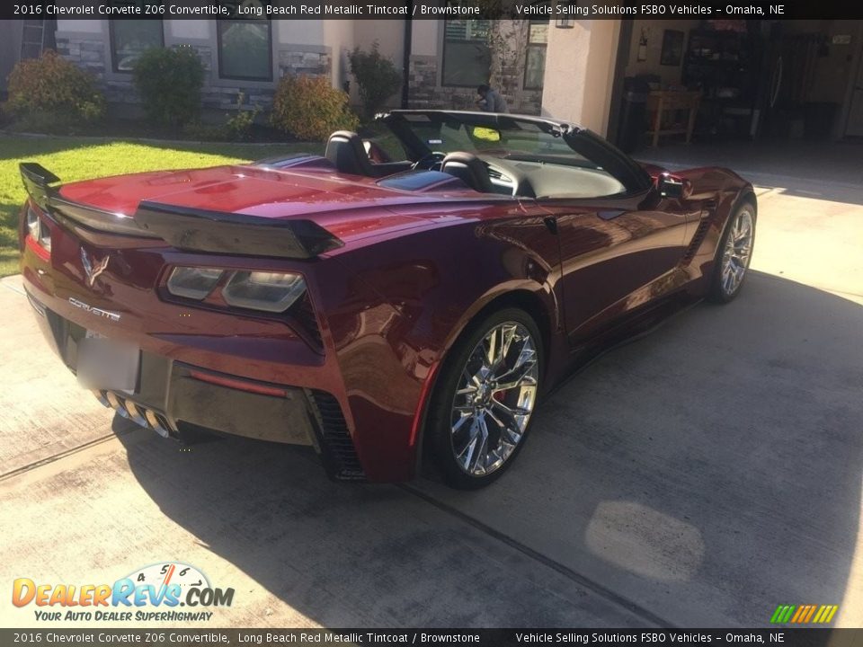 2016 Chevrolet Corvette Z06 Convertible Long Beach Red Metallic Tintcoat / Brownstone Photo #11