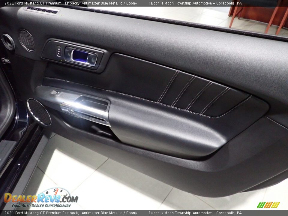 2021 Ford Mustang GT Premium Fastback Antimatter Blue Metallic / Ebony Photo #12